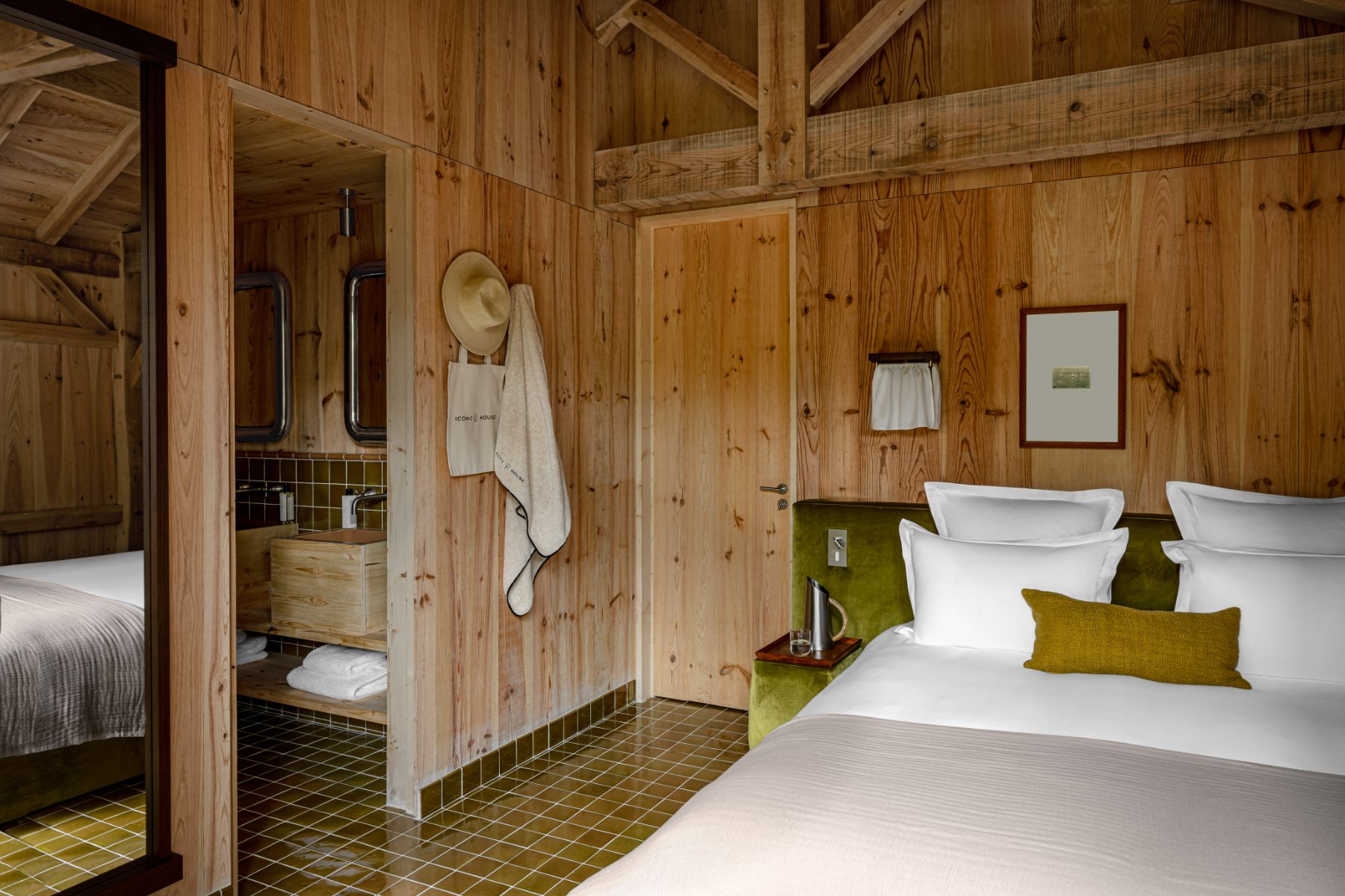 Bedroom 3 at La Cabane du Ferret in Cap Ferret, South West France