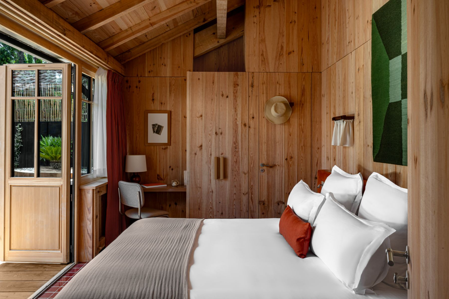Bedroom 4 at La Cabane du Ferret in Cap Ferret, South West France
