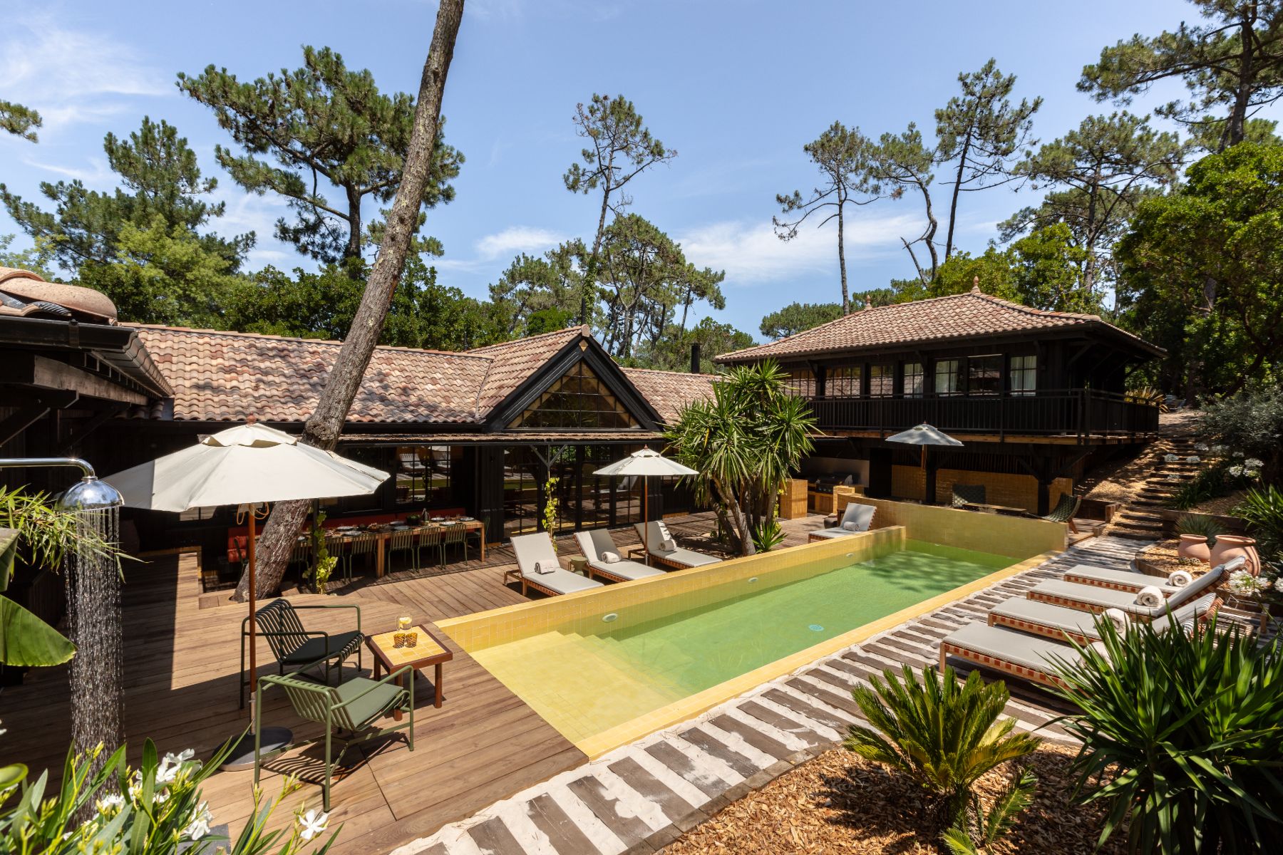 Exterior of La Cabane du Ferret in Cap Ferret, South West France