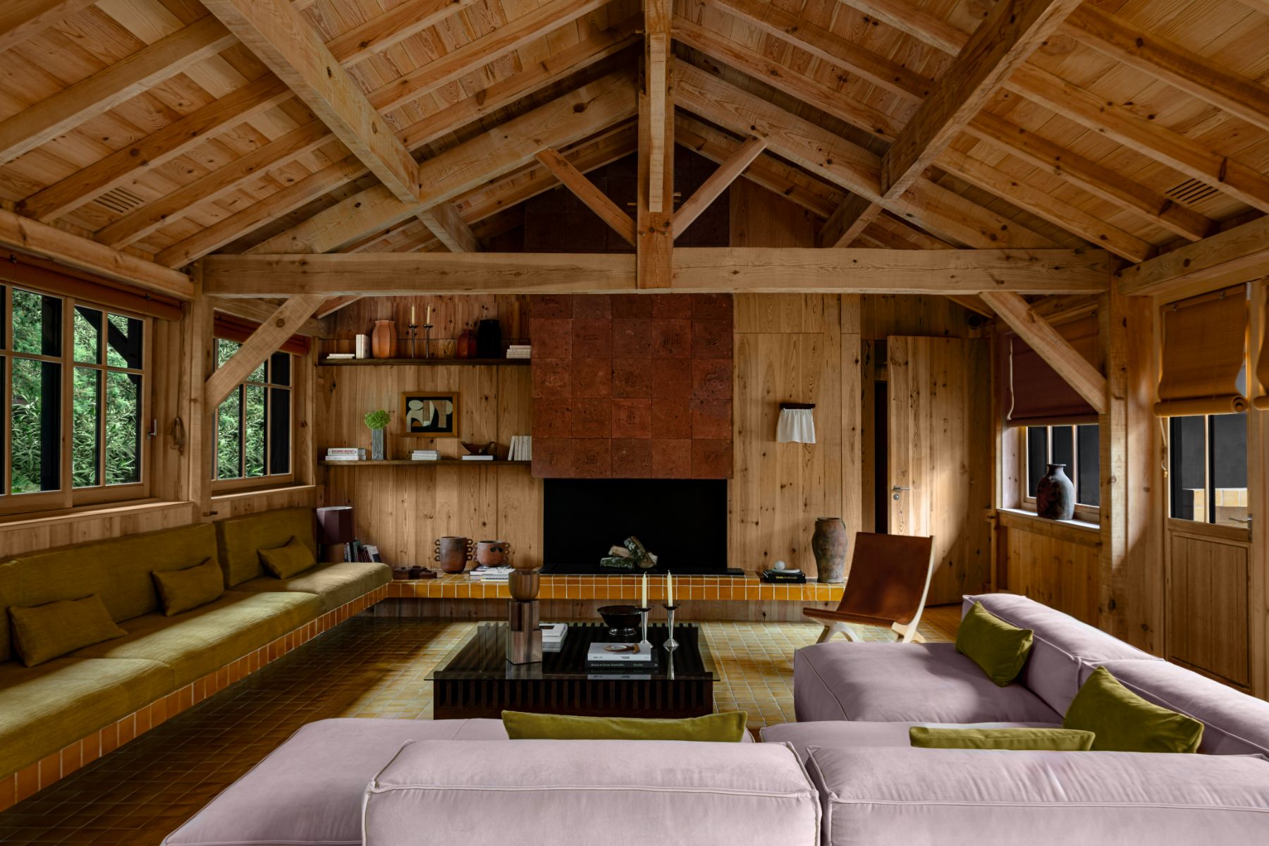 Living Room at La Cabane du Ferret in Cap Ferret, South West France