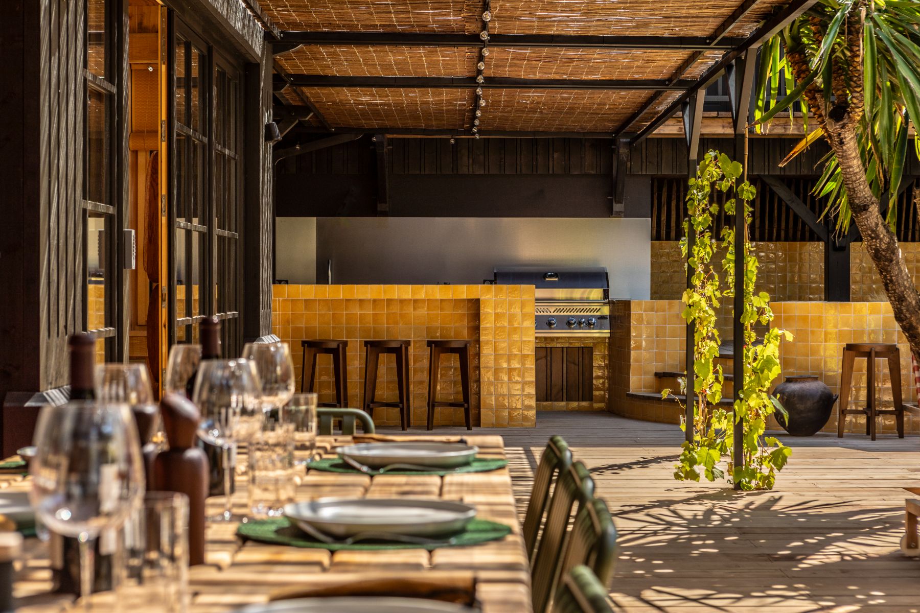 Outdoor Bar at La Cabane du Ferret in Cap Ferret, South West France