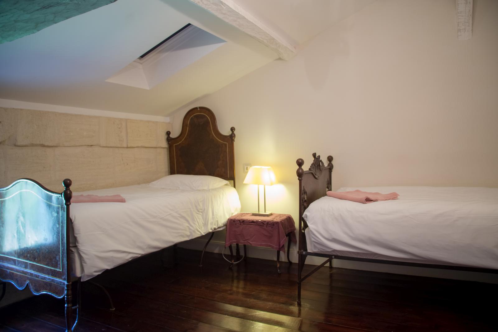 double bedroom in La Colline Bleue, South West France