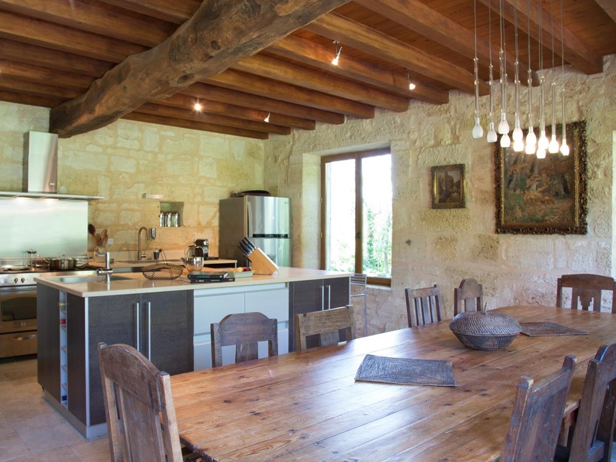 kitchen in La Colline Bleue, South West France