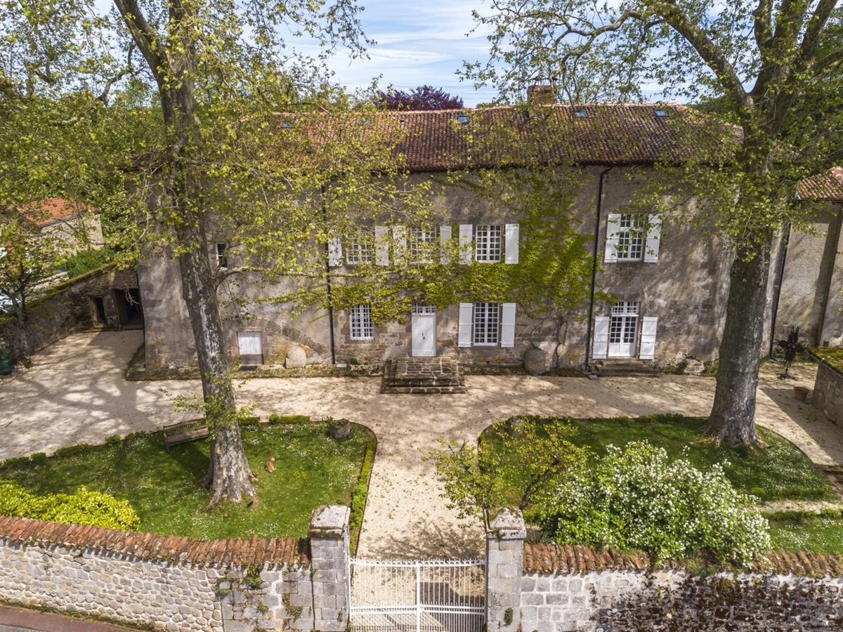 Exterior of property with gates at Le Clos Colombier in France