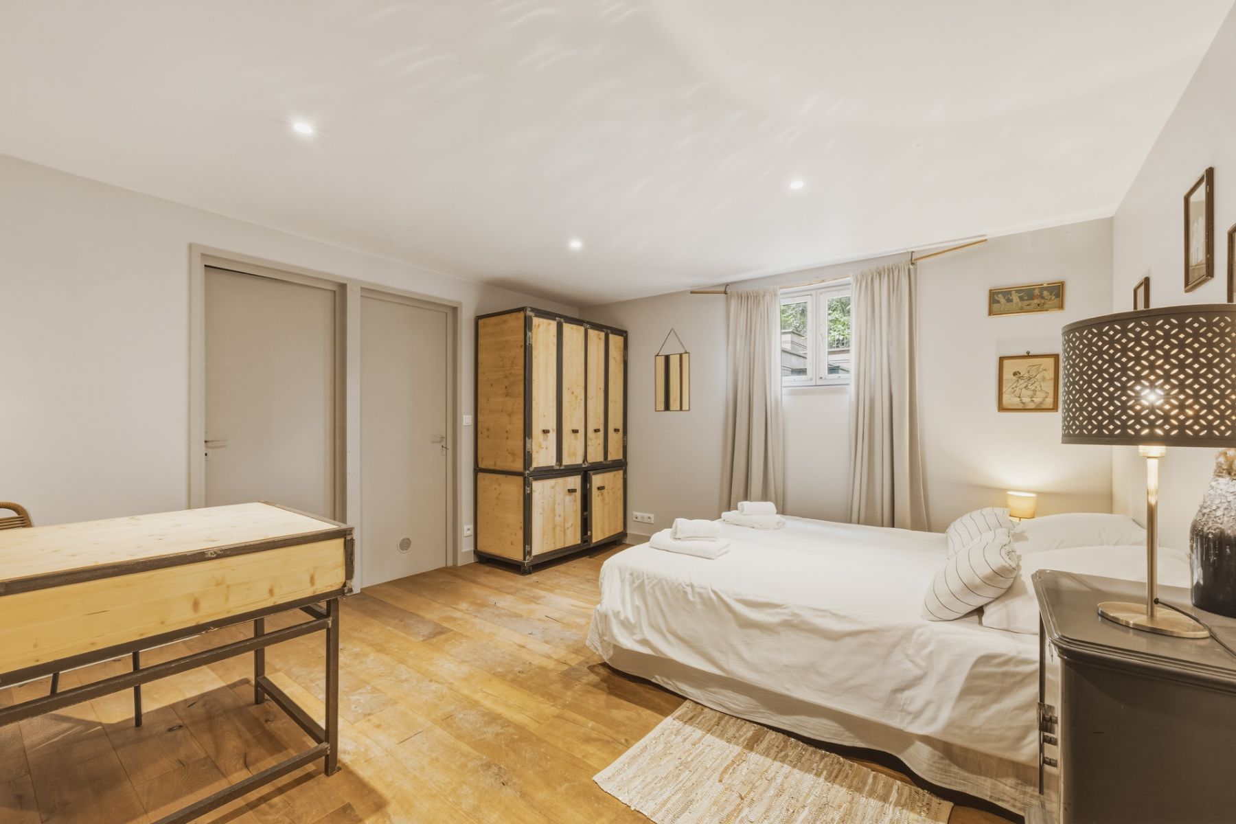 Bedroom at Villa de L'Herbe in South West France