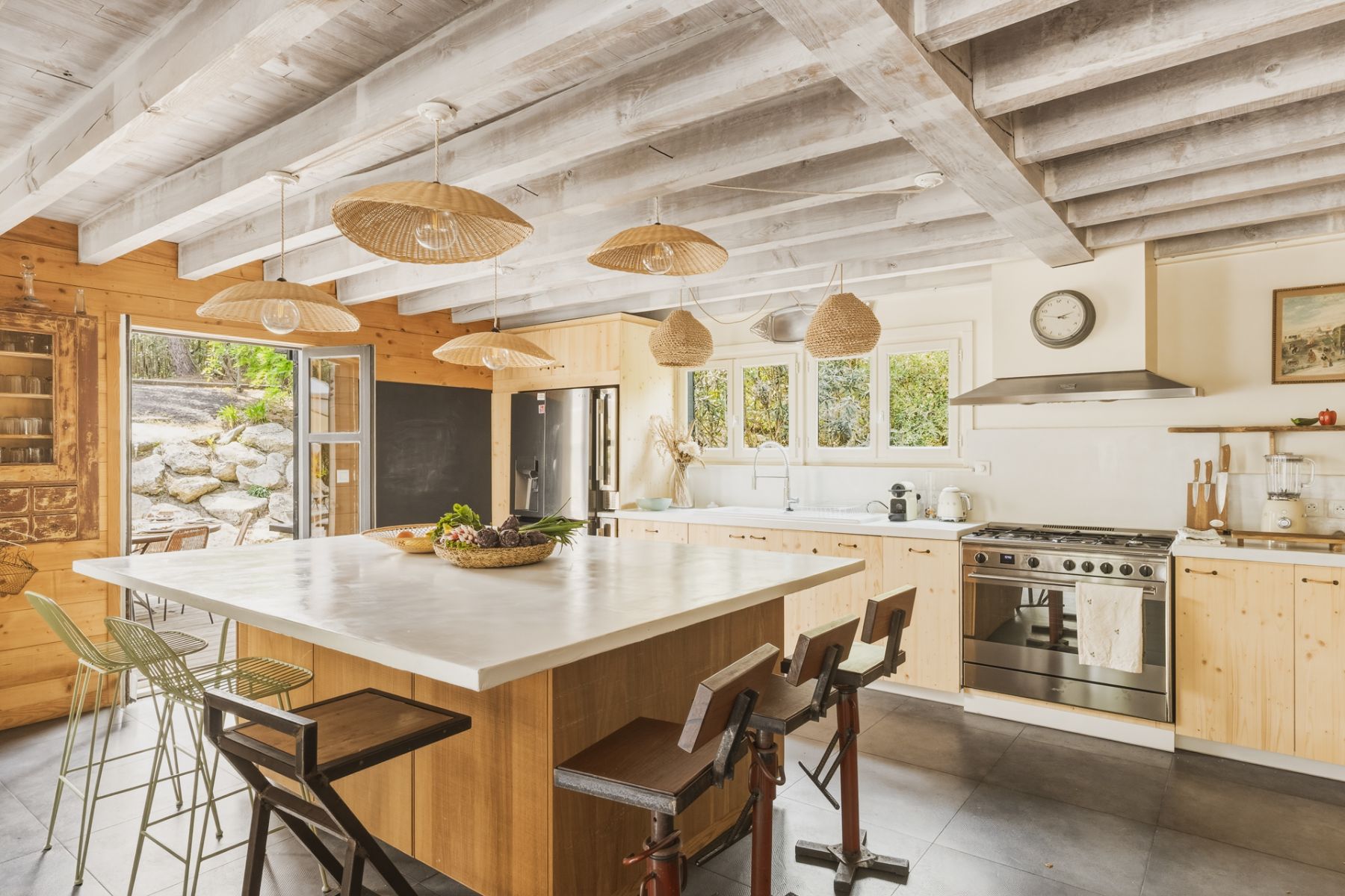 Kitchen at Villa de L'Herbe in South West France