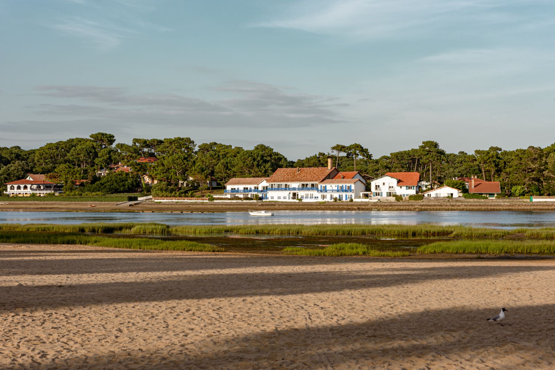 Beach at Villa du Lac in South West France