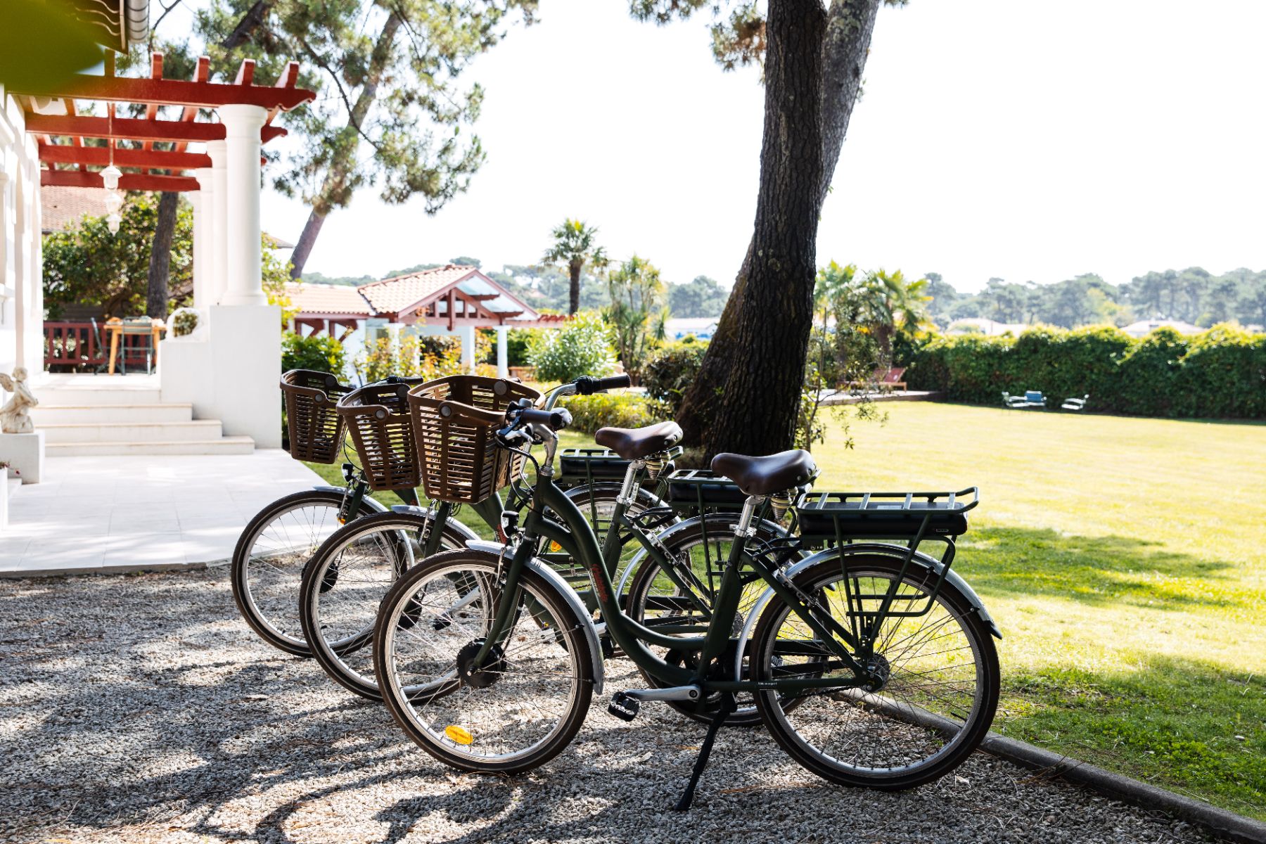 Bikes at Villa du Lac in South West France