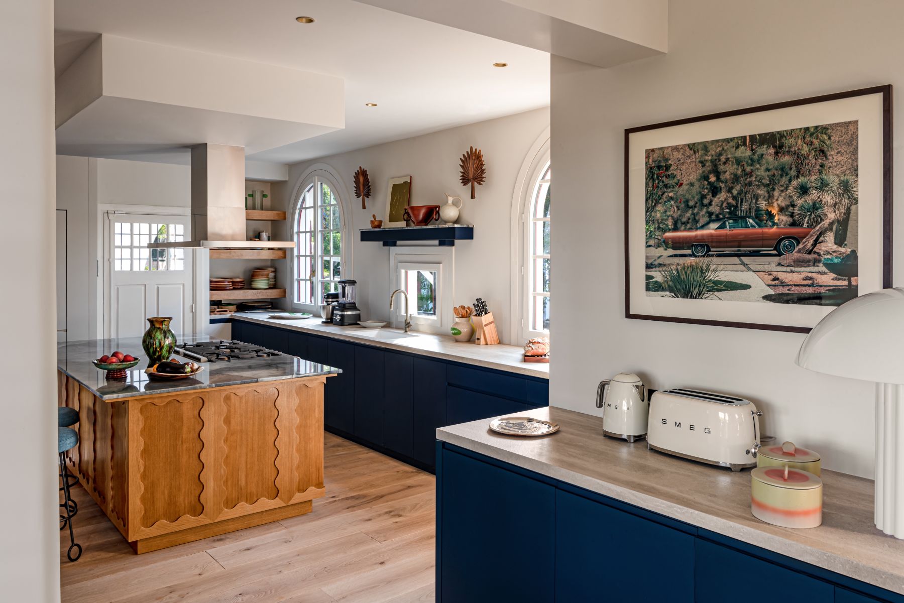 Kitchen at Villa du Lac in South West France