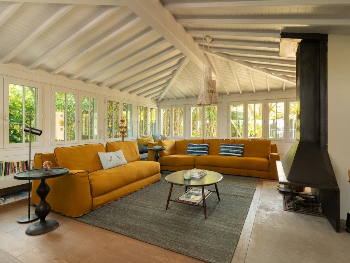 Living Room at Villa Isabelle in South West France