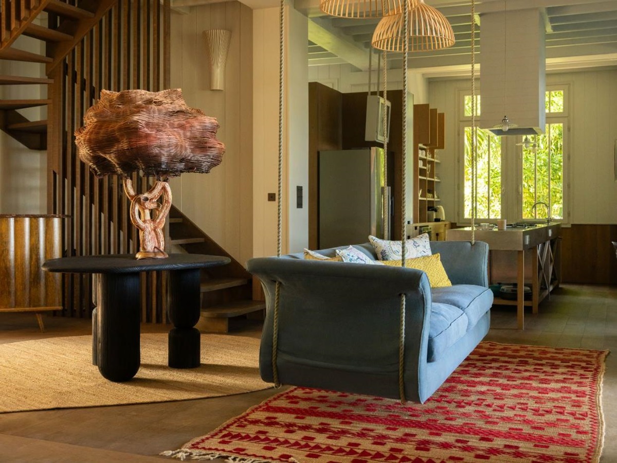 Sitting Room at Villa Isabelle in South West France