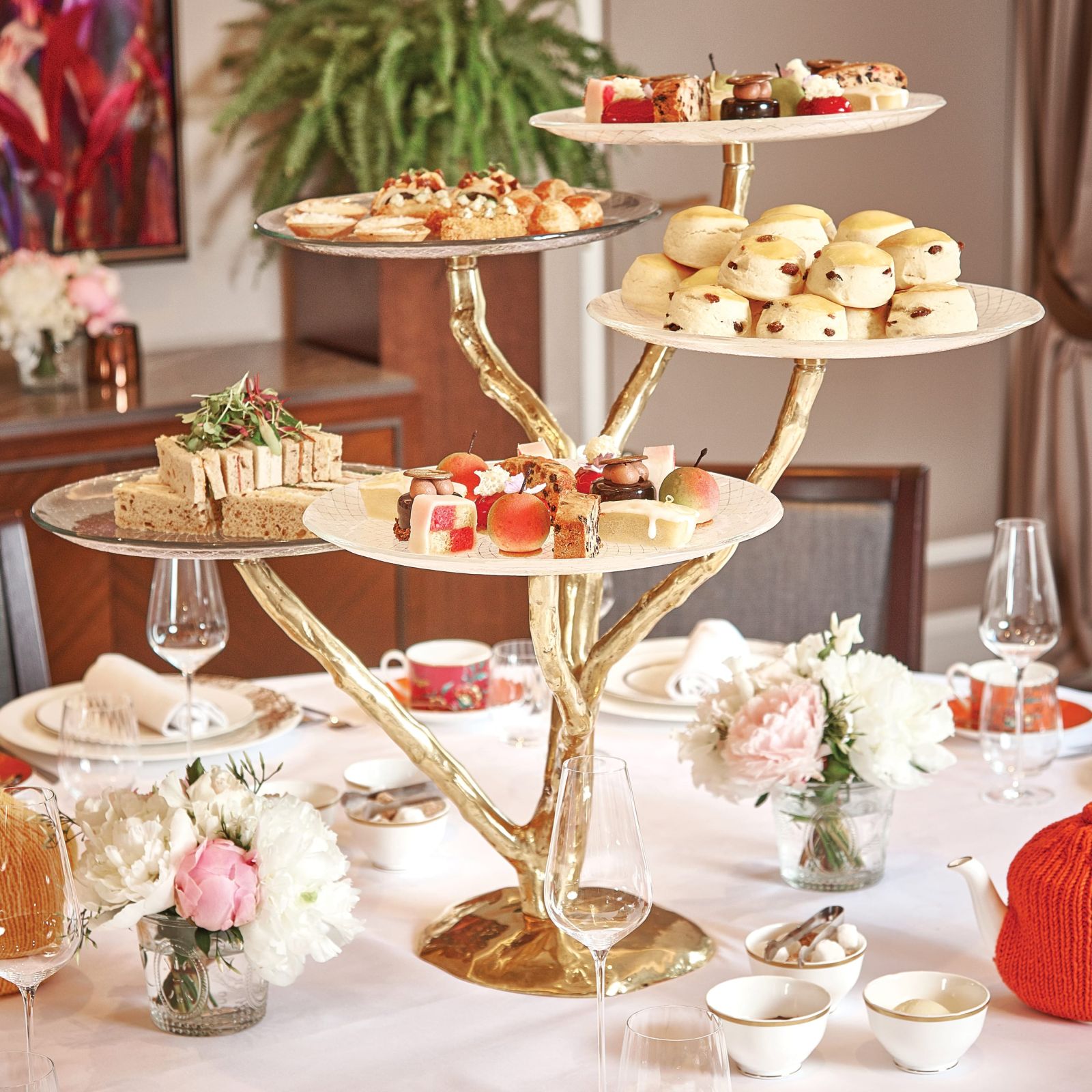 Afternoon tea at the Belmond Cadogan Hotel in London