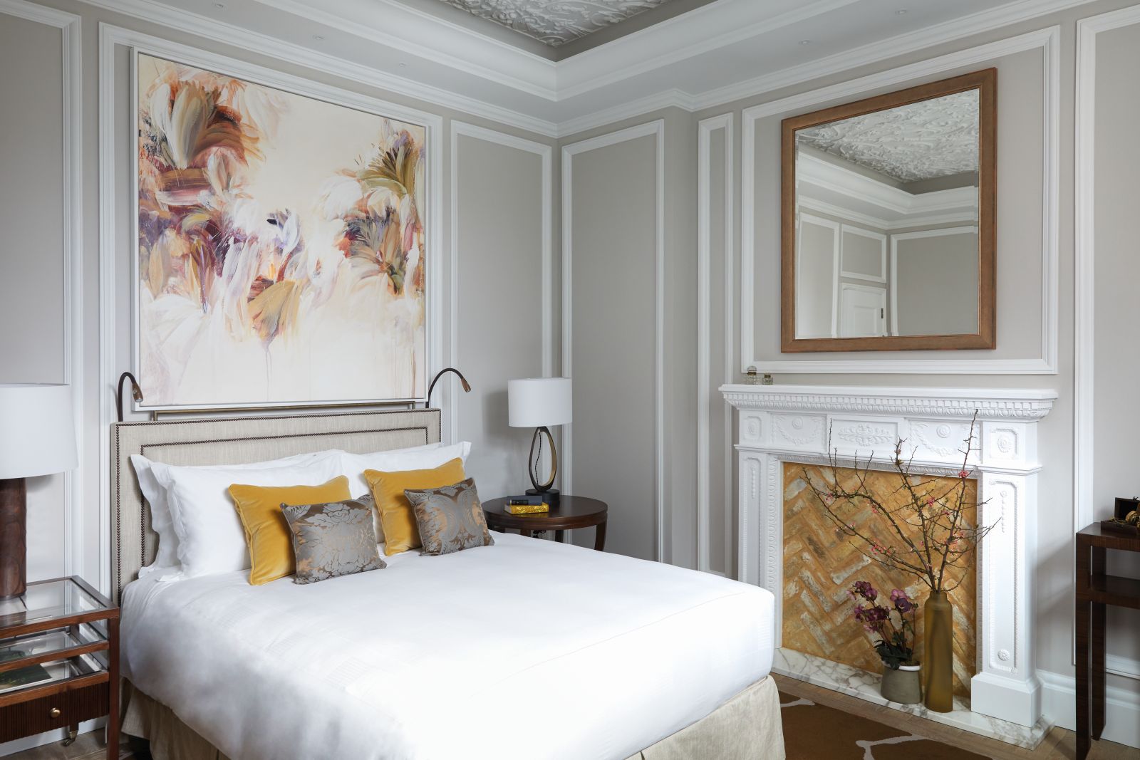 Guest room at the Belmond Cadogan Hotel in London