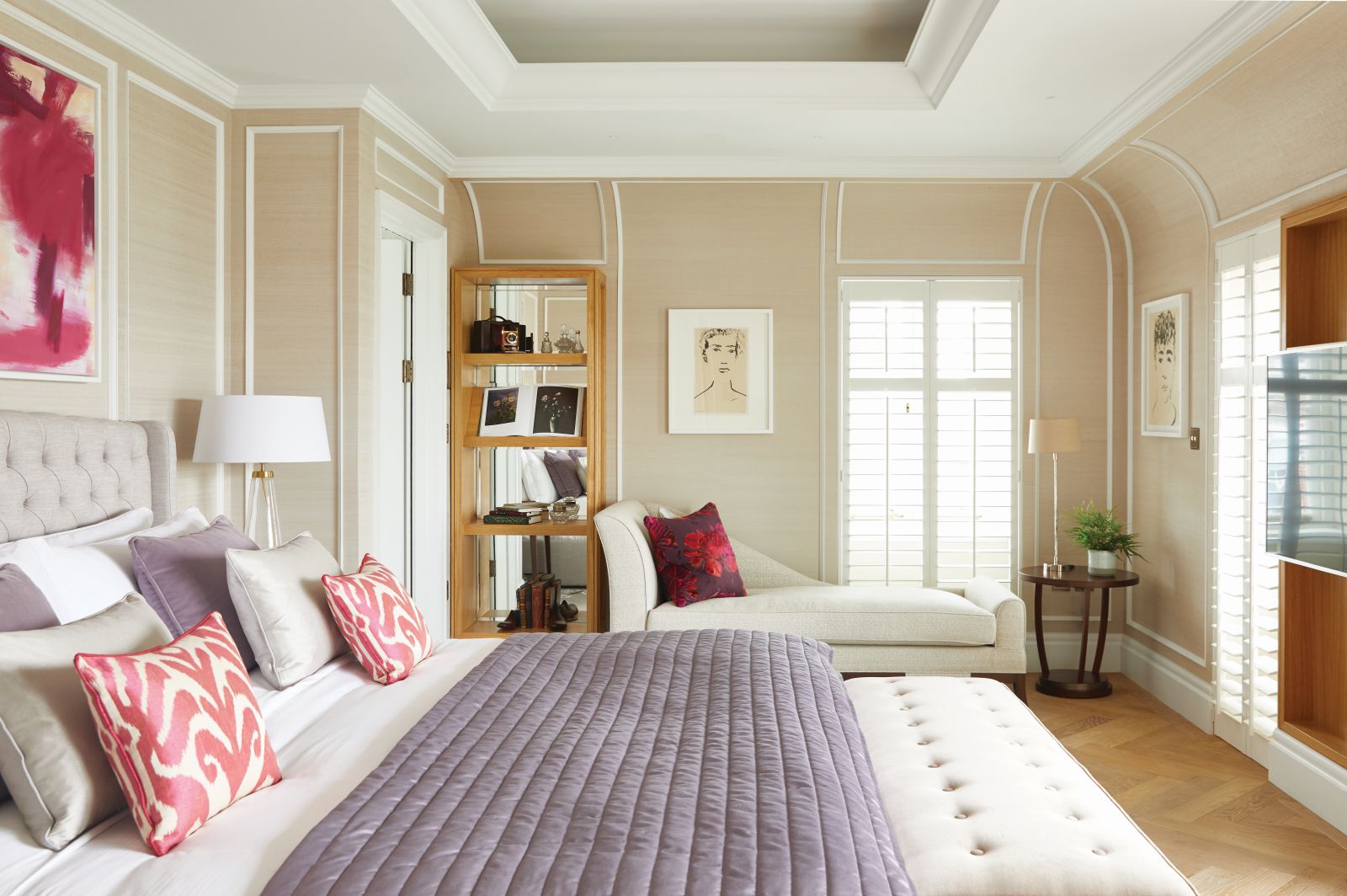 Spacious guest room at the Belmond Cadogan Hotel in London