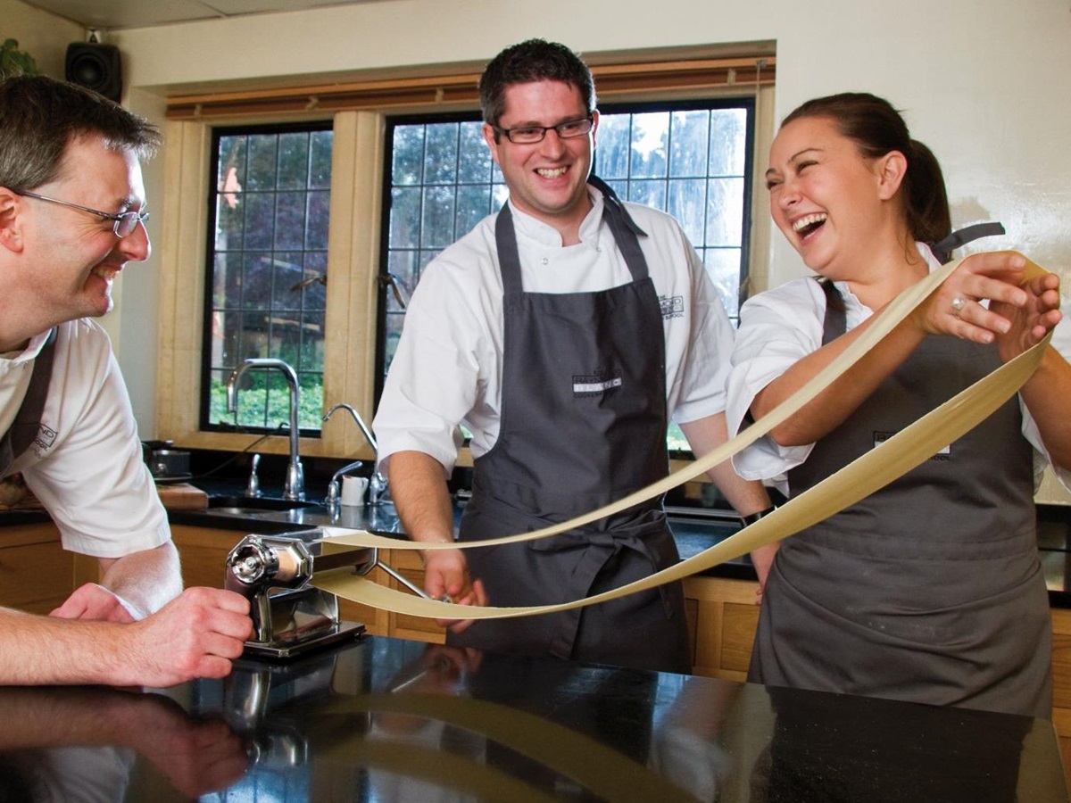 Raymond Blanc cookery school at Belmond Le Manoir Aux Quat'Saisons in Oxfordshire