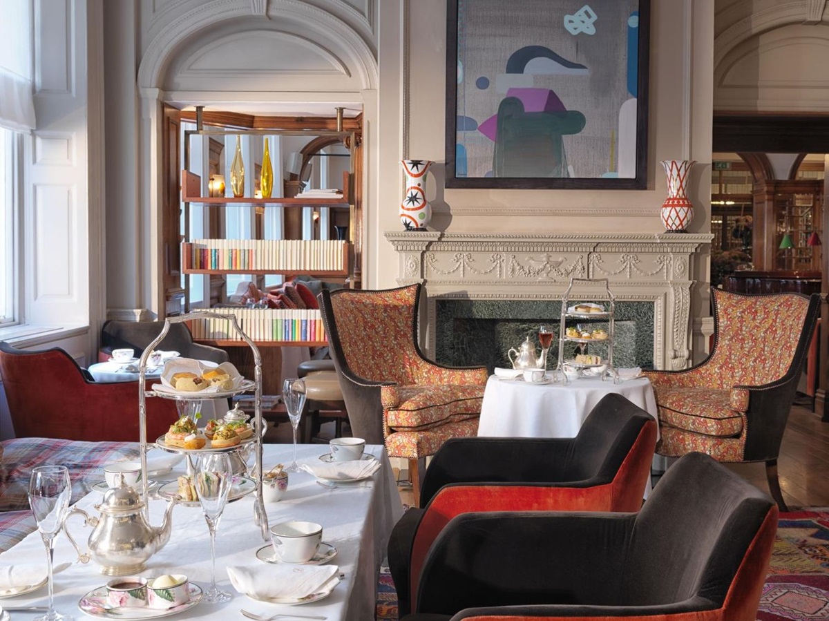 Afternoon tea at Brown's Hotel in London