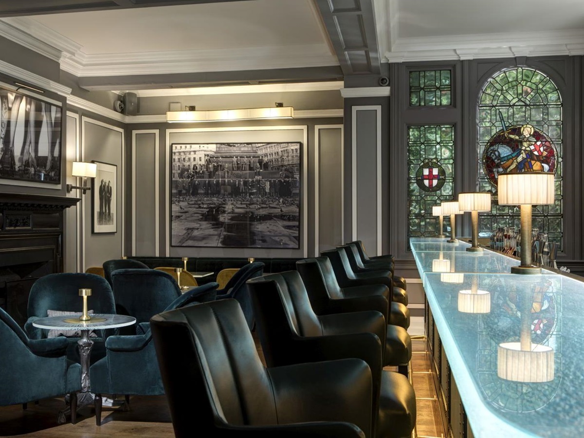 The bar at Brown's Hotel in London