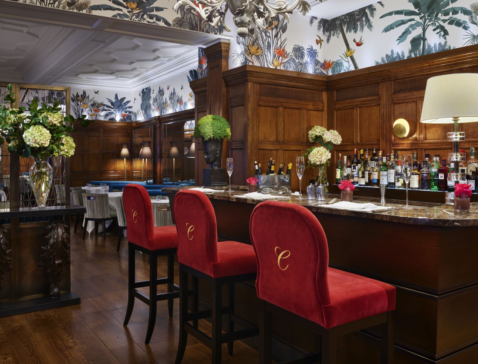 Charlie's Restaurant and bar at Brown's Hotel in London
