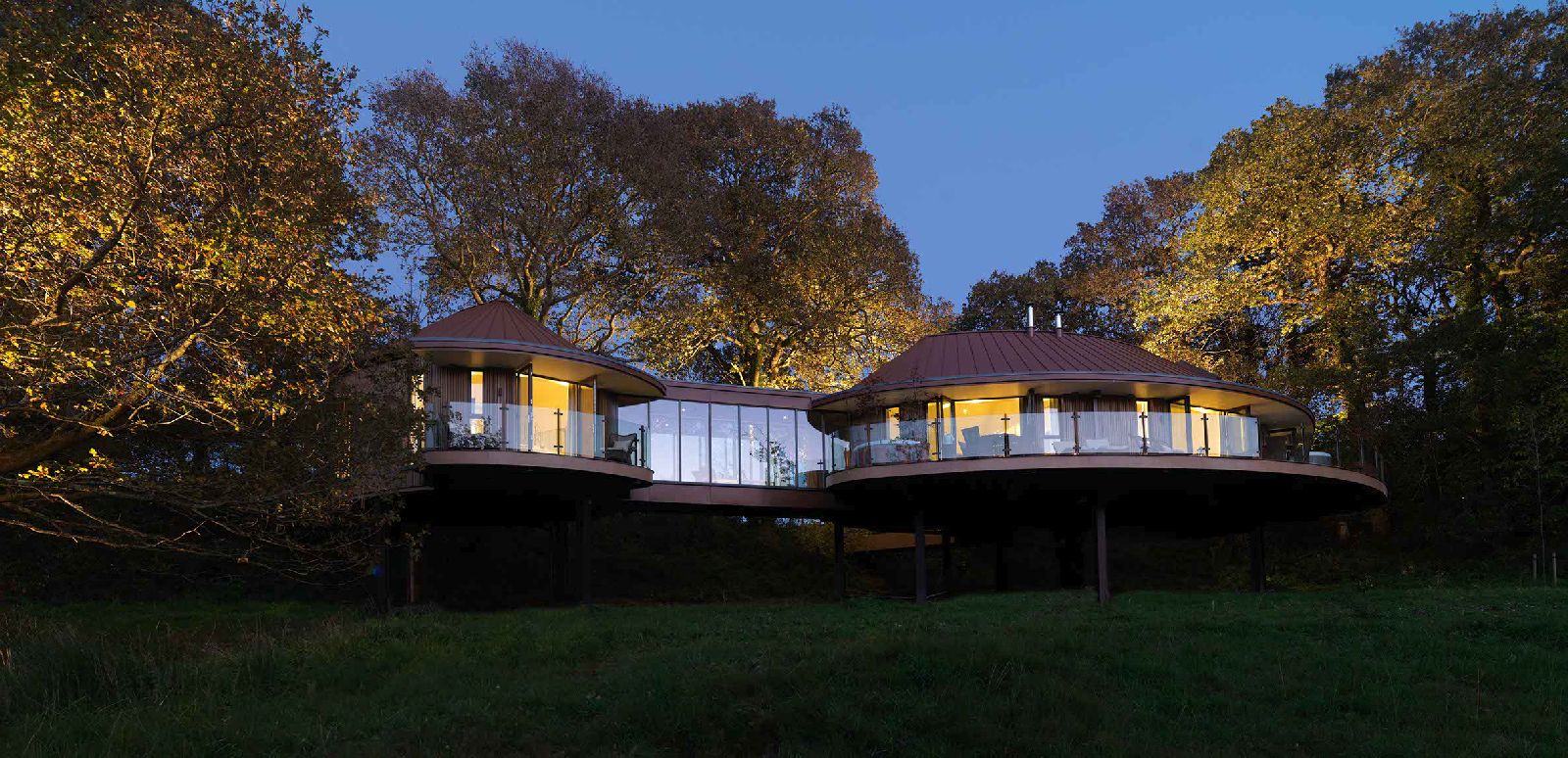 The Treehouses at Chewton Glen in the New Forest UK
