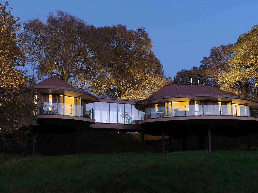 The Treehouses at Chewton Glen in the New Forest UK