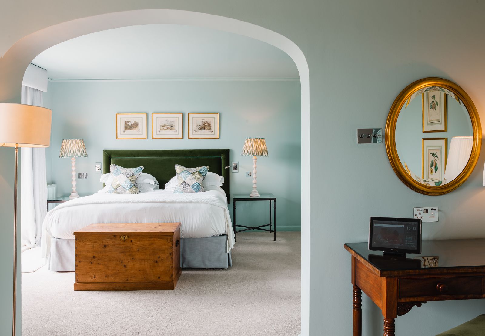 A Junior Suite at Chewton Glen in the New Forest UK