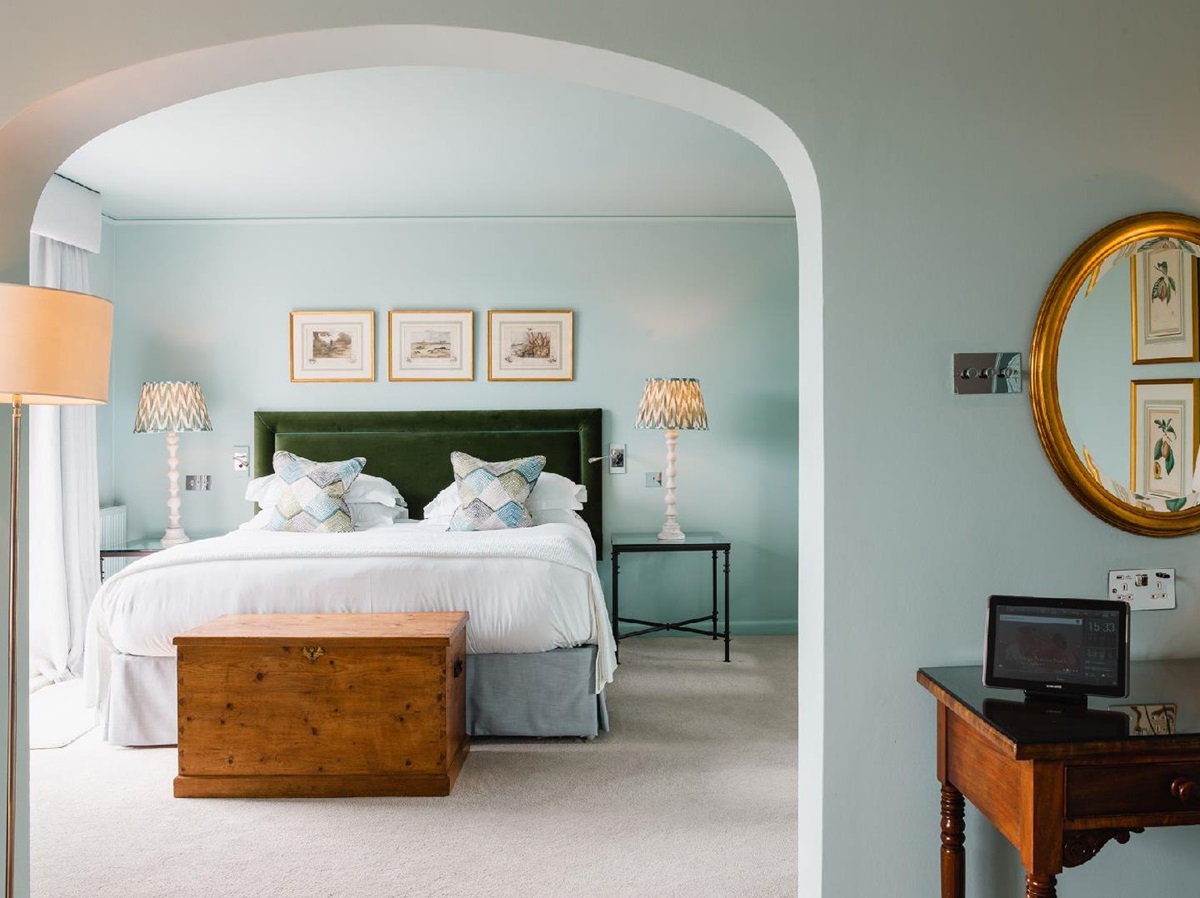 A Junior Suite at Chewton Glen in the New Forest UK