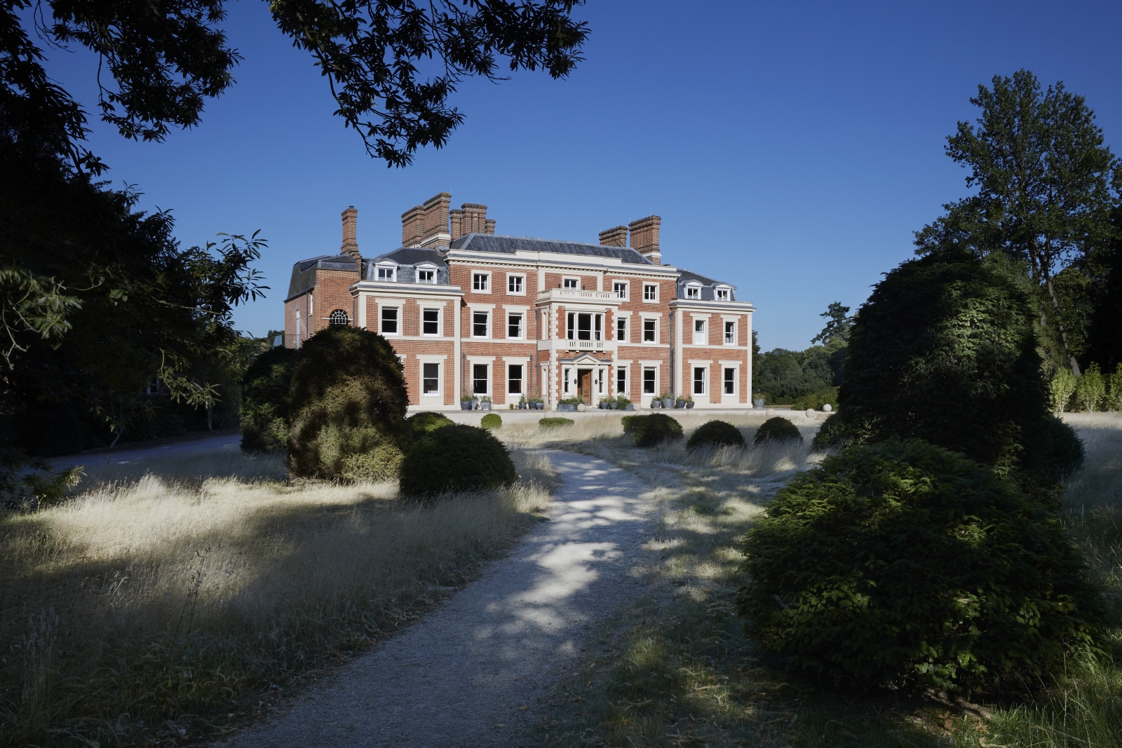Exterior view of Heckfield Place in England
