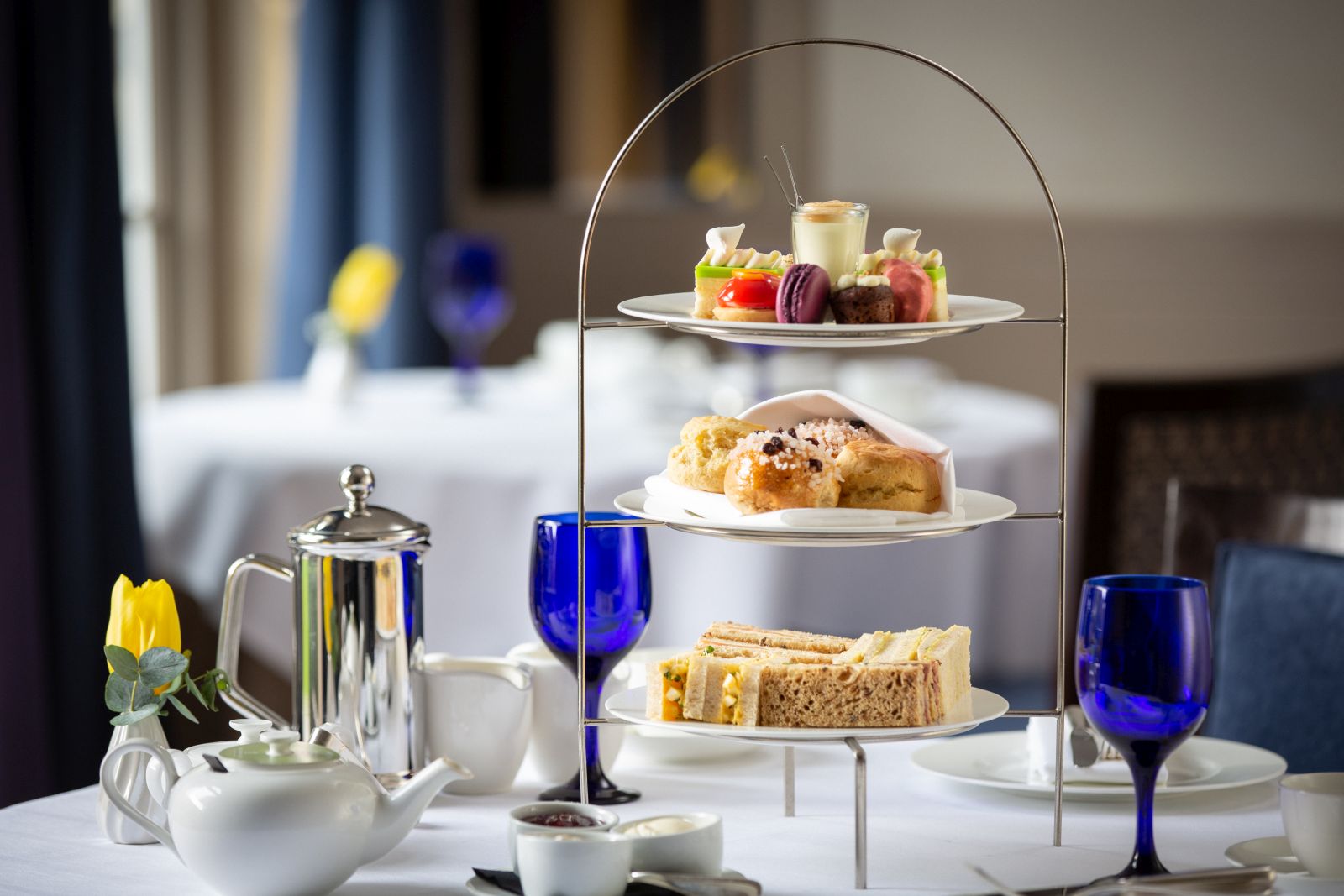Afternoon tea at the Royal Crescent Hotel in Bath