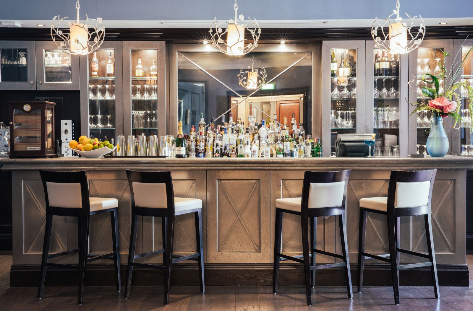 The Montagu Bar at the Royal Crescent Hotel in Bath