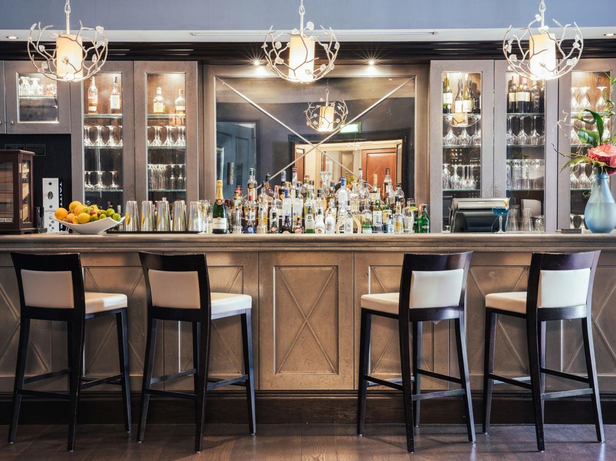 The Montagu Bar at the Royal Crescent Hotel in Bath