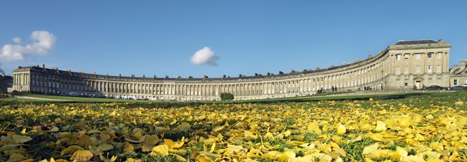 Bath's Royal Crescent and the Royal Crescent Hotel and Spa