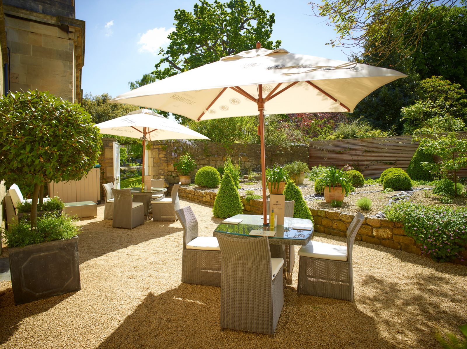 Gardens of the Royal Crescent Hotel in Bath