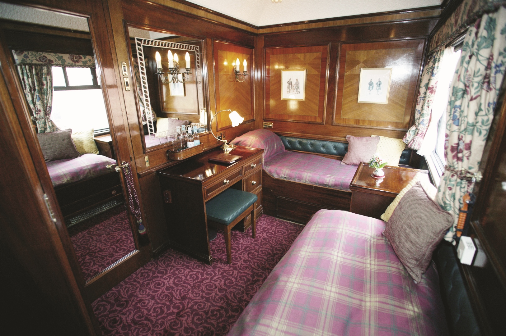 Twin cabin in the Royal Scotsman, Scotland