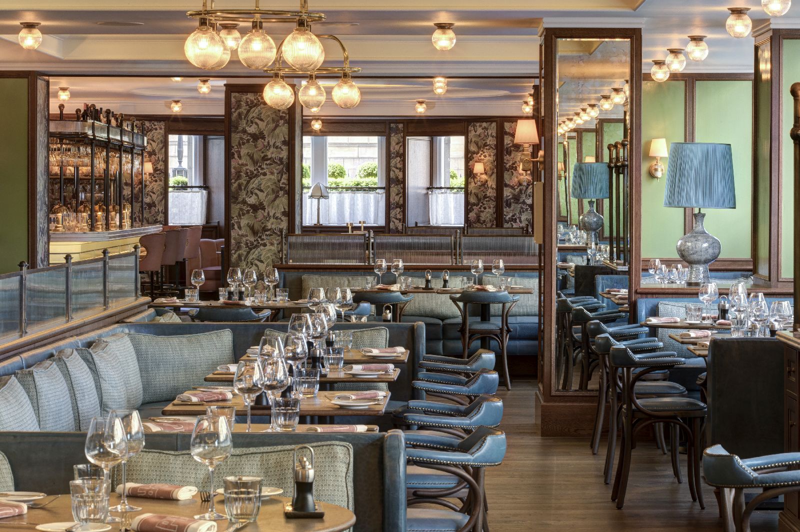 Brasserie Prince at The Balmoral Hotel Edinburgh Scotland