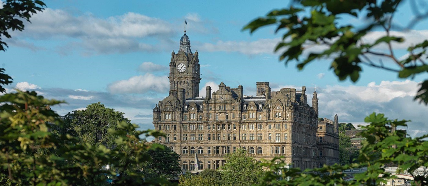 Distant view of at The Balmoral Hotel Edinburgh Scotland