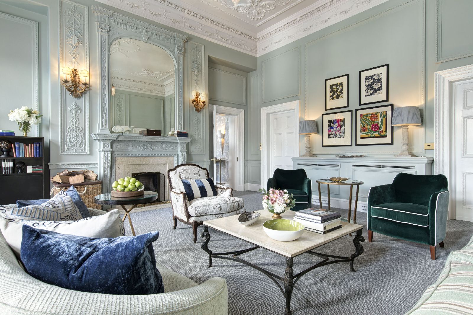 An elegant suite at The Balmoral Hotel Edinburgh Scotland