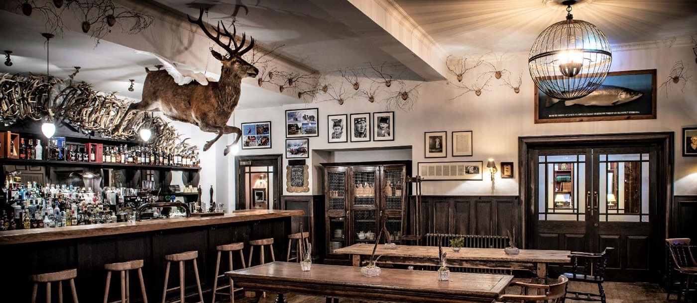 The Flying Stag Pub at The Fife Arms in Braemar Scotland