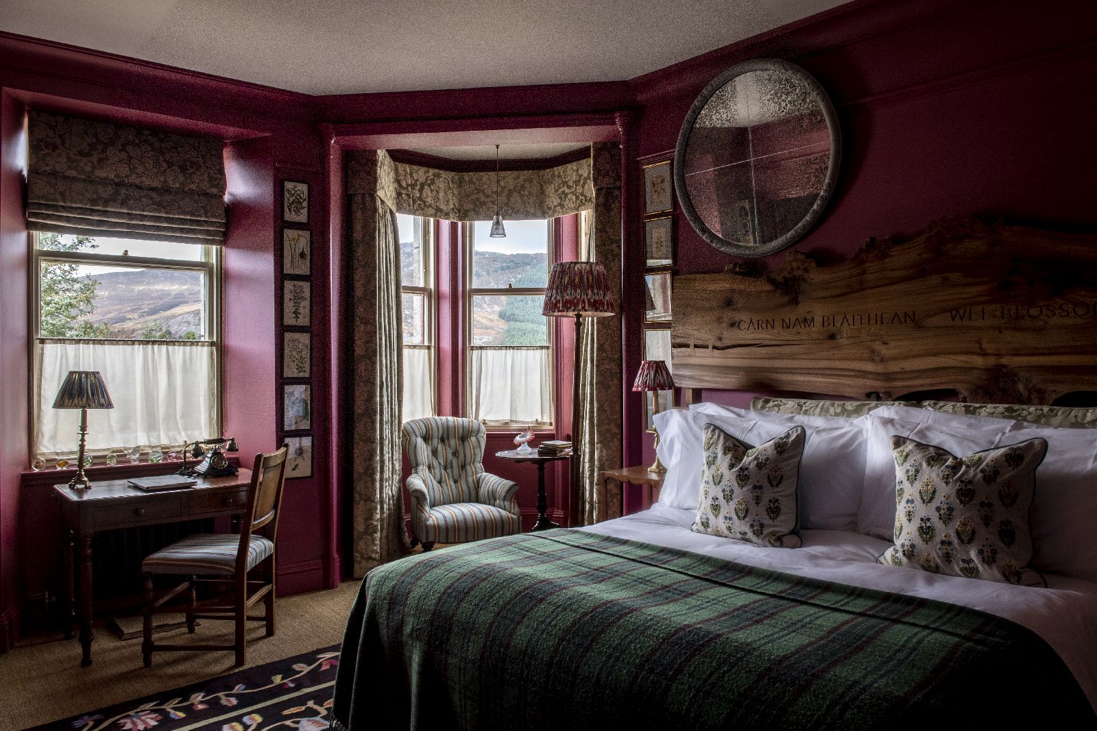 The Wild Flowers Room at The Fife Arms in Braemar Scotland