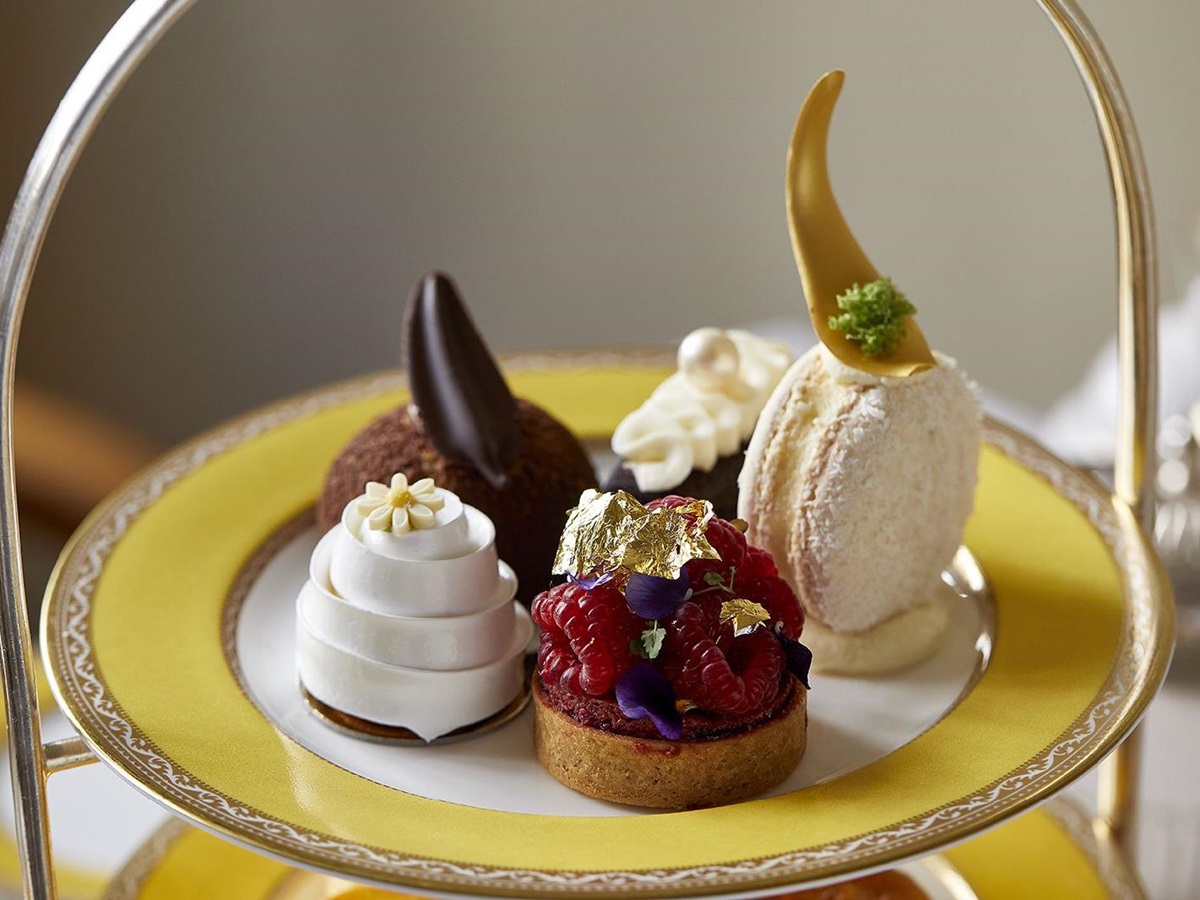 Refined afternoon tea at The Goring hotel in London England
