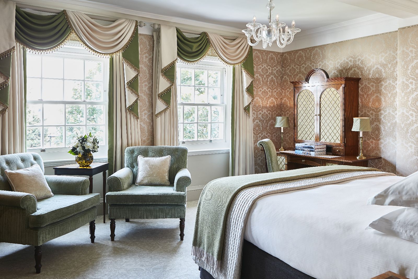 A Junior Suite at The Goring hotel in London England