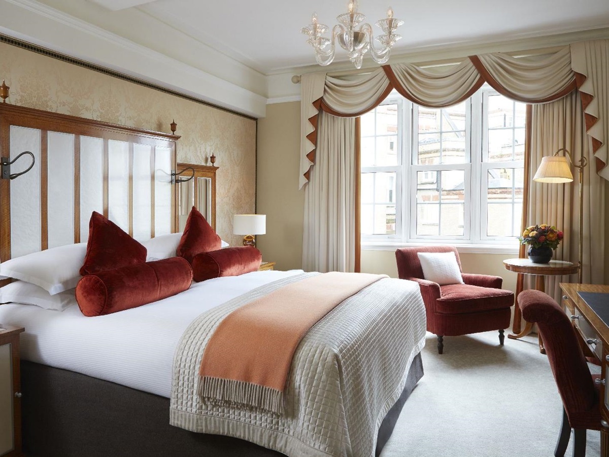 A superior room at The Goring hotel in London England