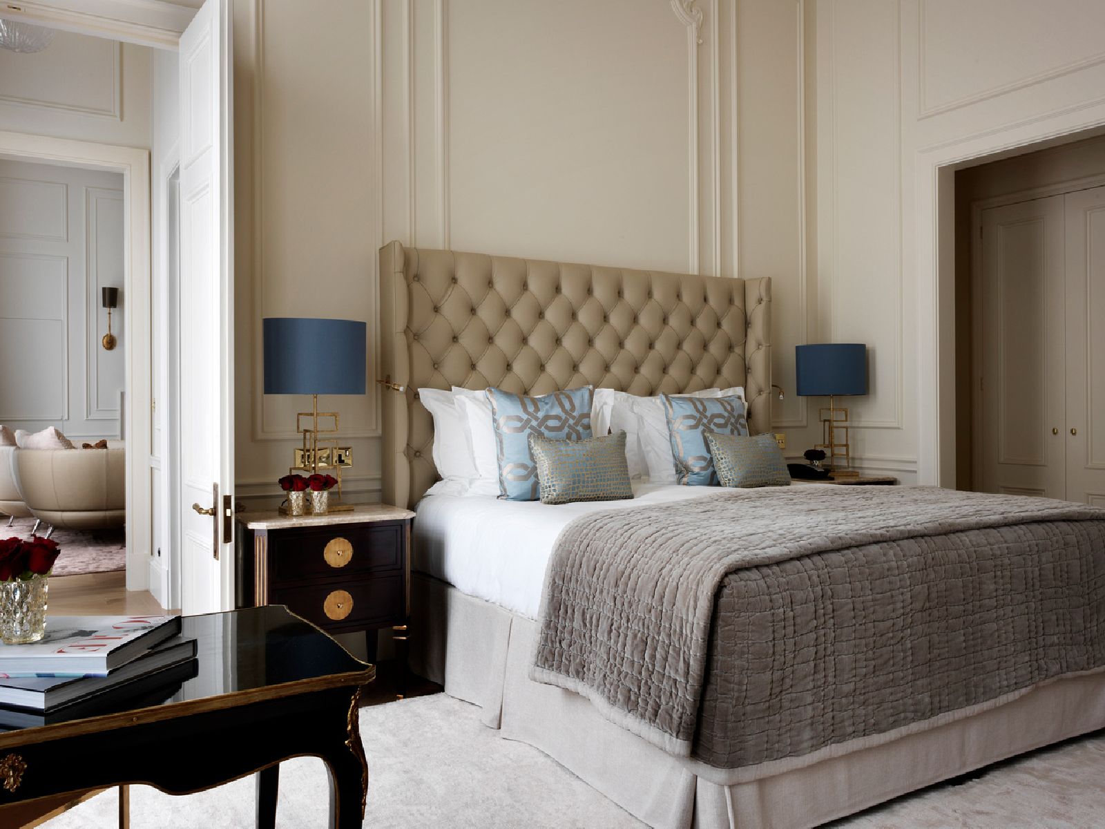 Comfortable guest room at The Kensington hotel in London