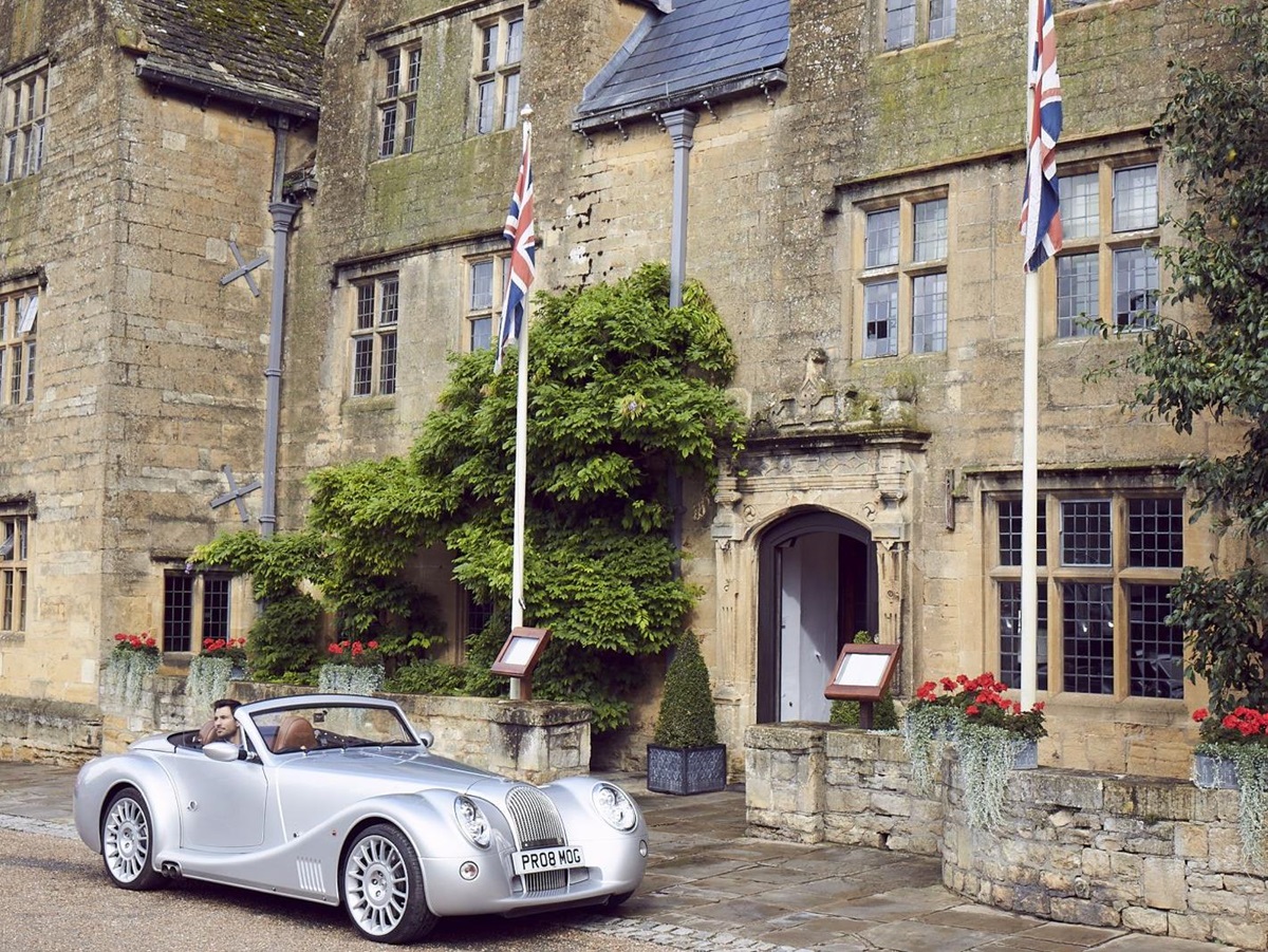 Entrance to The Lygon Arms in the Cotswolds, England