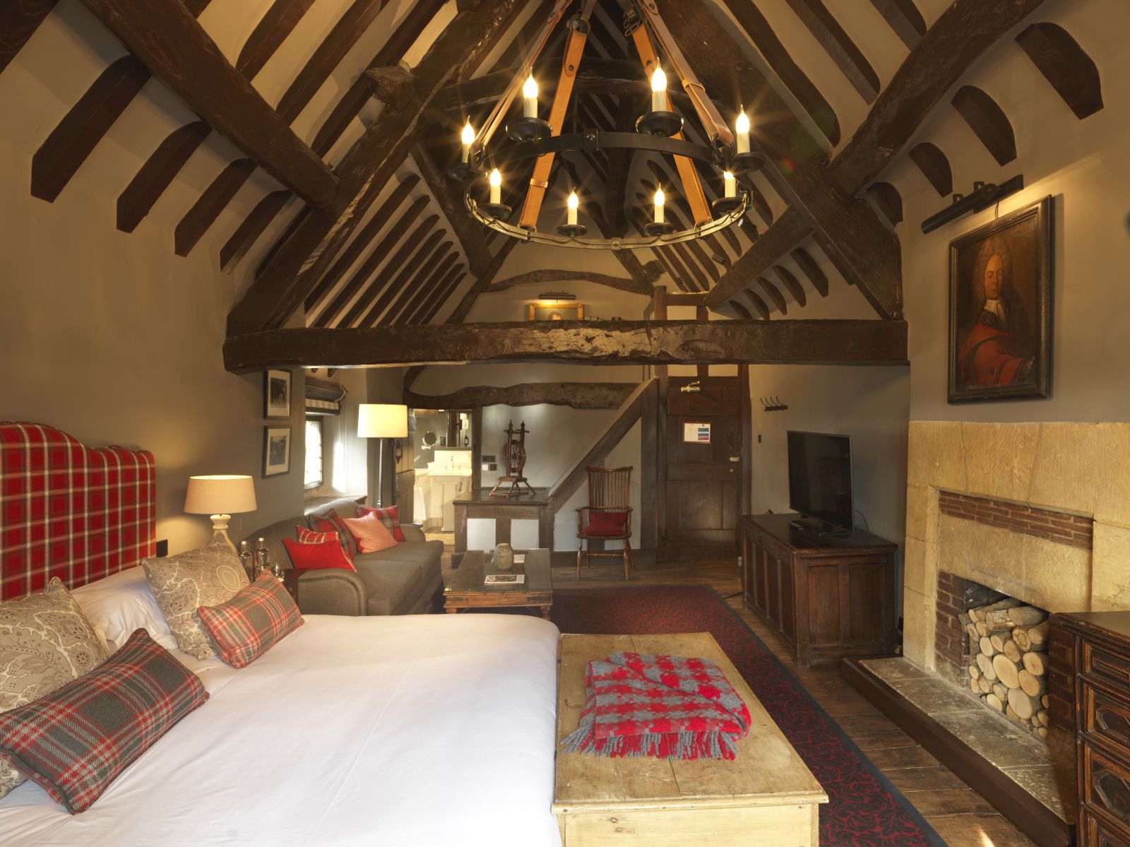 Master Suite at The Lygon Arms in the Cotswolds, England