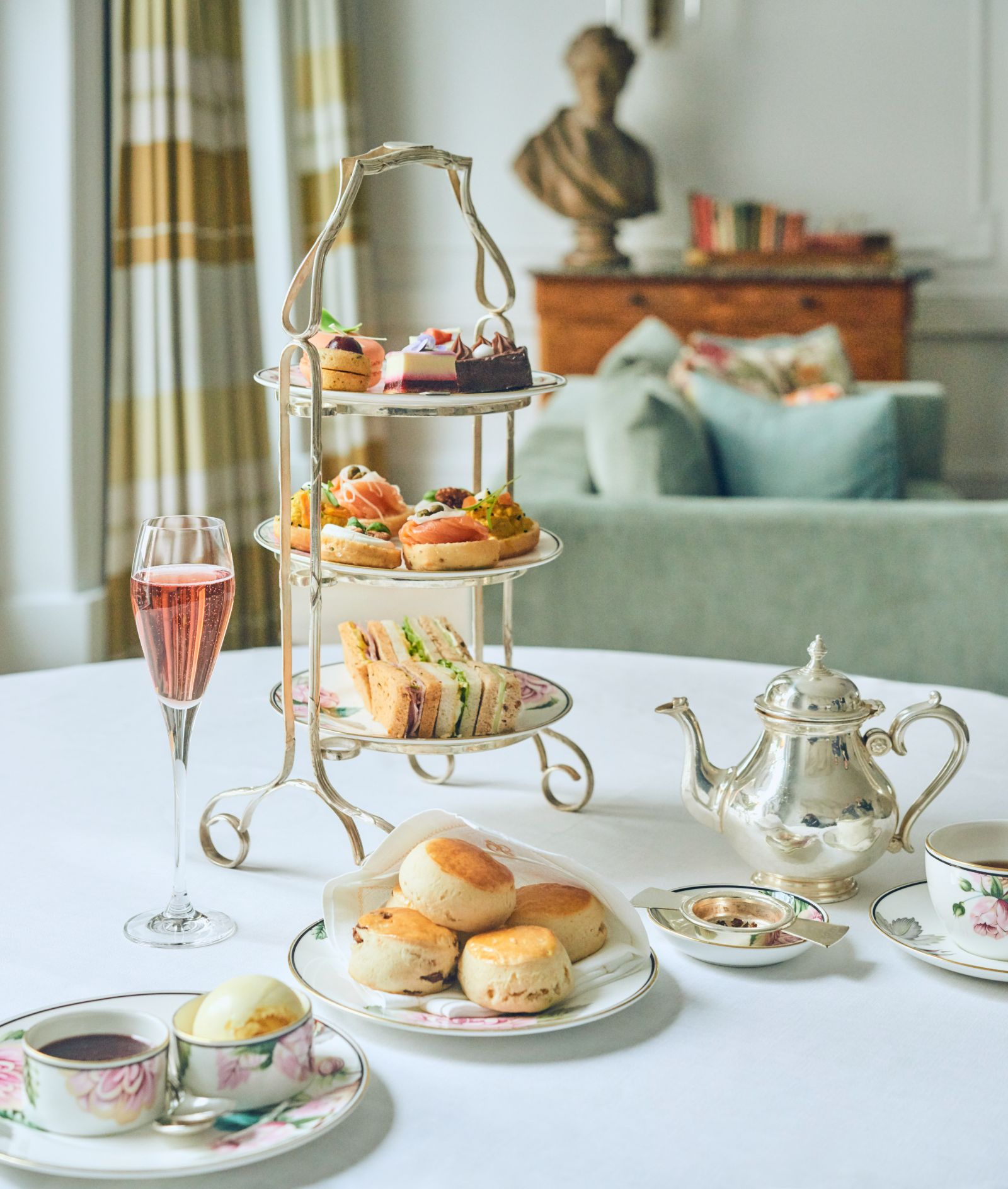 Afternoon tea served at Brown's Hotel in London