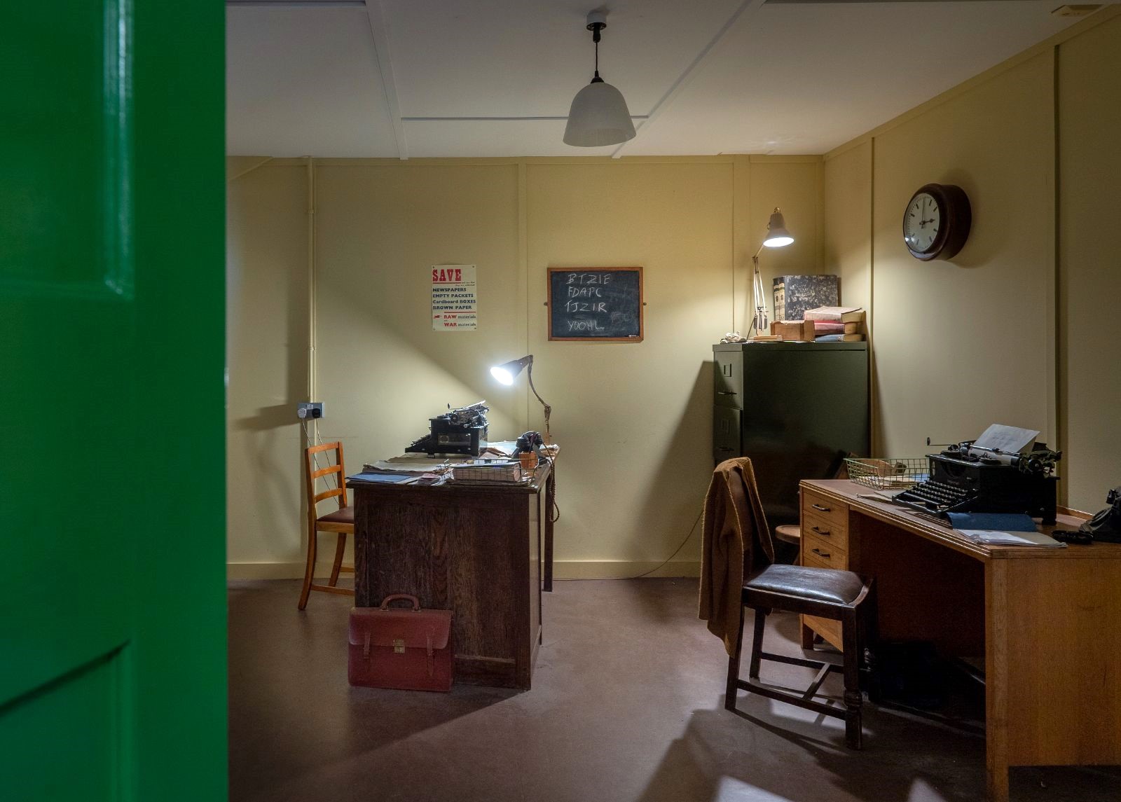 Alan Turing's office at Bletchley Park (courtesy of Bletchley park Trust)