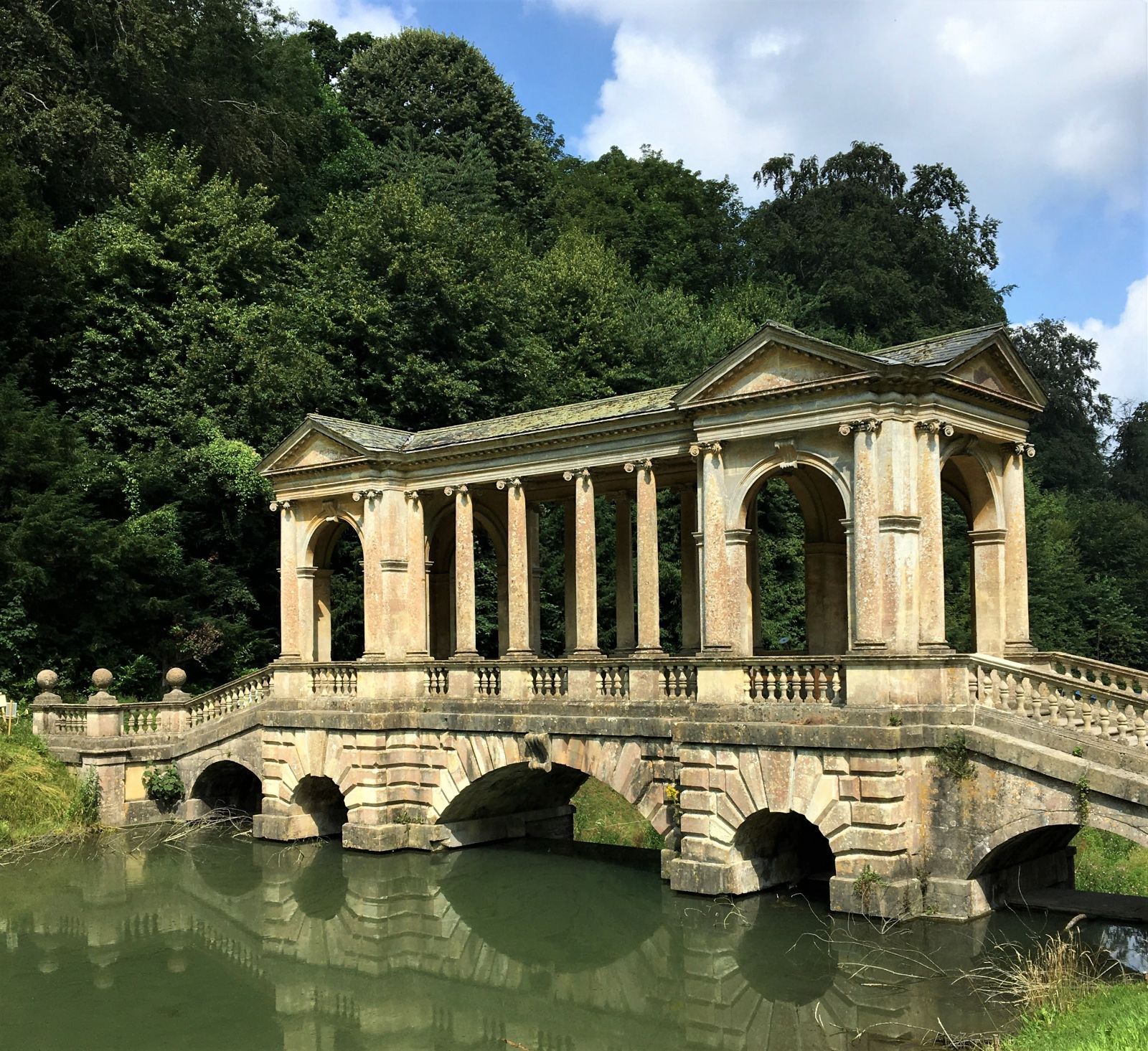 Bath Park Bridge in the city of Bath, South West England