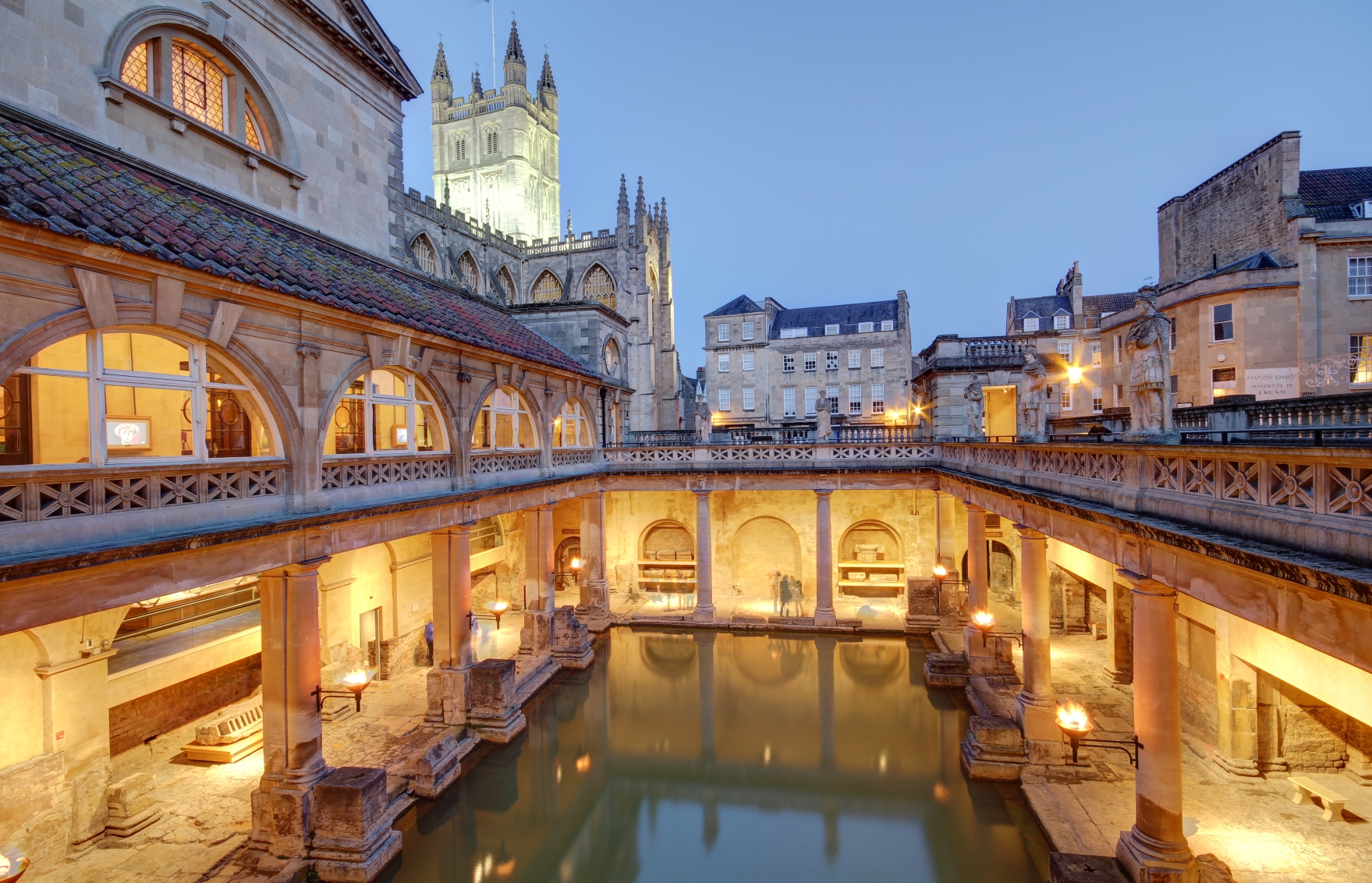 Roman Baths in Bath, England