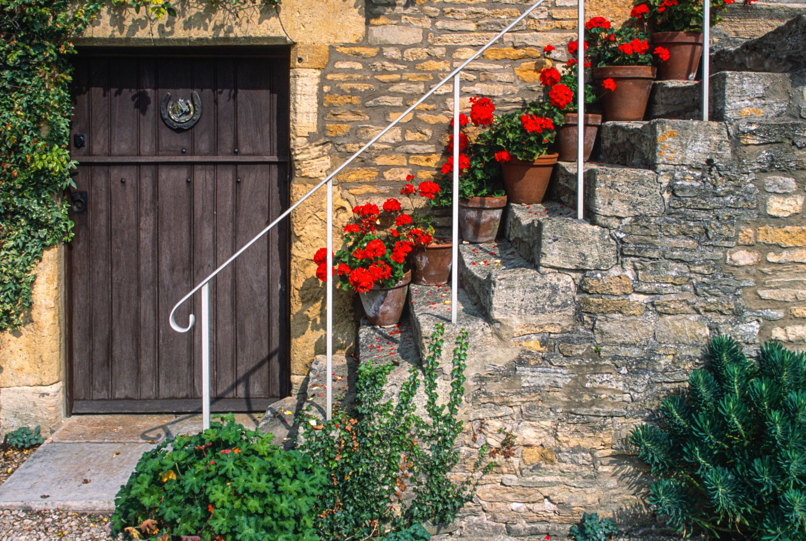 Old servants entrance in Bath in the South West of England