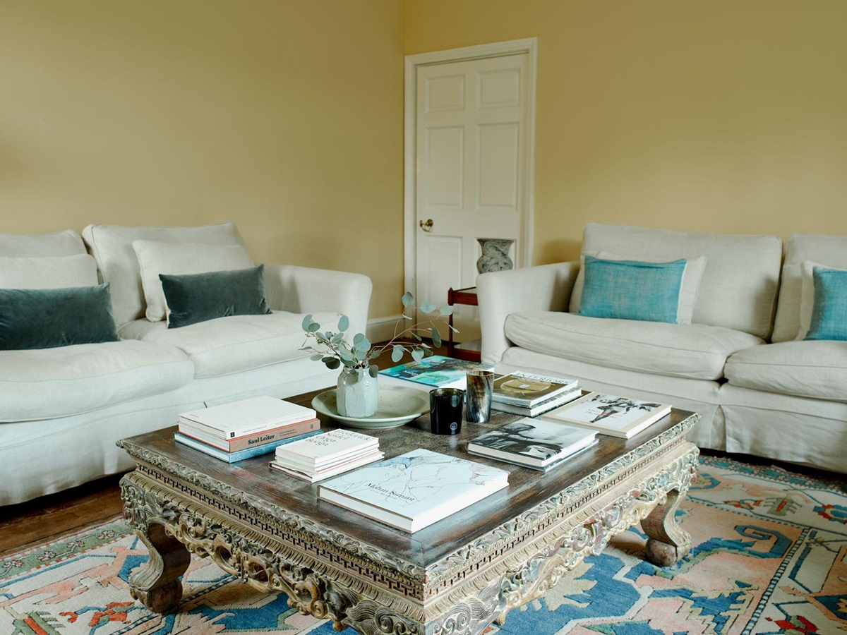 Sitting Room at Broadway House in the Cotswolds
